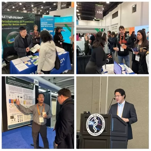 MetwareBio at pag 33 proteomics, lipidomics, metabolomics, booth, poster, workshops